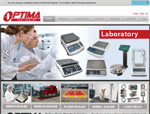 Tablet Screenshot of optimascale.com